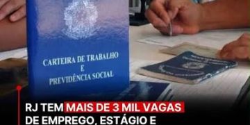 Governo do RJ divulga 3.657 vagas de trabalho, estágio e jovem aprendiz na região
