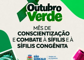 São Gonçalo reforça conscientização e testagem gratuita contra sífilis na campanha Outubro Verde