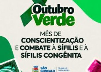 São Gonçalo reforça prevenção à sífilis durante campanha Outubro Verde