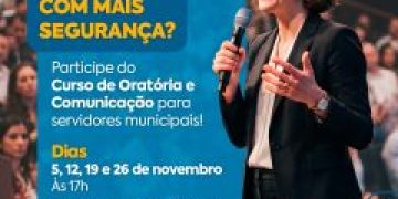 Prefeitura de São Gonçalo promove curso gratuito de oratória para servidores em novembro